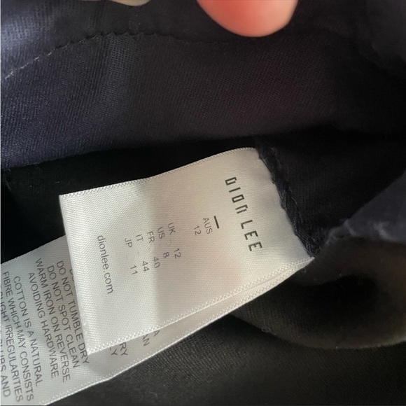 Dion Lee Bonded Cotton Twill Saddle Loop Mini Skirt - Picture 10 of 12